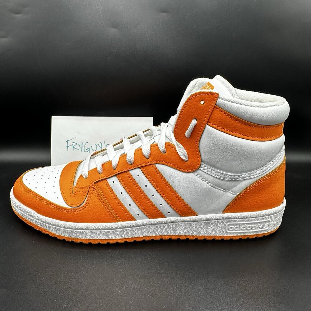 Adidas Originals Top Ten RB Basketball Sneakers GX0758 White Orange Mens Size 11
